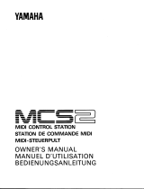 Yamaha MCS2 Manualul proprietarului