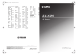 Yamaha RX-N600 Manual de utilizare