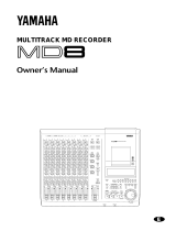 Yamaha MD 8 Manual de utilizare