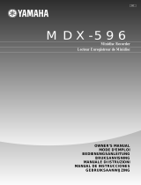 Yamaha MDX-596 Manualul proprietarului