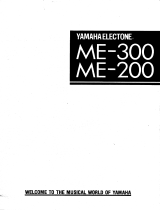 Yamaha ME-300 Manualul proprietarului