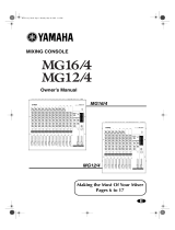Yamaha MG16 Manual de utilizare