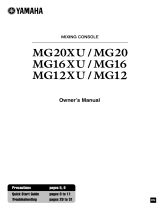 Yamaha MG20XU Manualul proprietarului