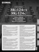 Yamaha mg124c compact mengpaneel met 12 kanalen Manual de utilizare