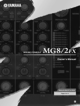 Yamaha MG8/2FX Manualul proprietarului