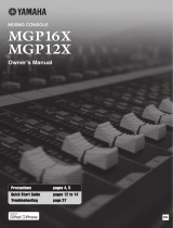 Yamaha MGP16X/MGP12X Manual de utilizare