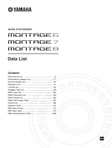 Yamaha MONTAGE6 Fișa cu date