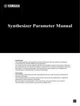 Yamaha Synth Manual de utilizare
