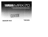 Yamaha MRX-70 Manualul proprietarului