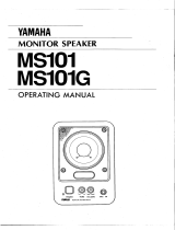 Yamaha MS101G Manualul proprietarului