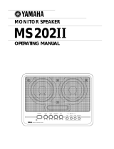 Yamaha MS202II Manualul proprietarului