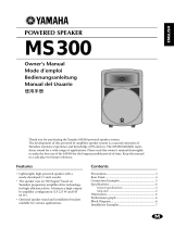 Yamaha MS300 Manualul proprietarului