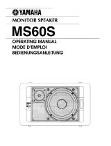 Yamaha MS60S Manualul proprietarului
