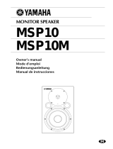 Yamaha MSP10M Manual de utilizare