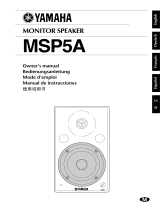 Yamaha MSP5A Manual de utilizare