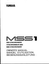 Yamaha MSS1 Manualul proprietarului