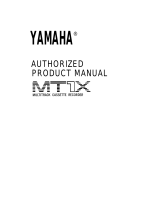 Yamaha MT1X Manualul proprietarului