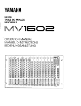 Yamaha MV1602 Manualul proprietarului