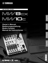 Yamaha MW8cx Manualul proprietarului