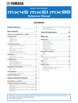 Yamaha MX88 Manual de utilizare