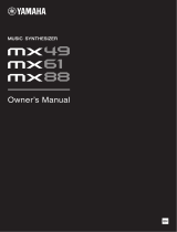 Yamaha MX61 Manual de utilizare
