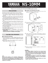 Yamaha NS-10MM Manualul proprietarului