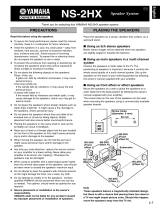 Yamaha NS-2HX Manualul proprietarului