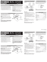 Yamaha NS-35E Manualul proprietarului