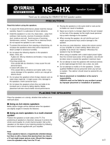 Yamaha NS-4HX Manual de utilizare