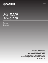 Yamaha NS-C210 Manualul proprietarului