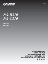 Yamaha NS-B310 Manualul proprietarului