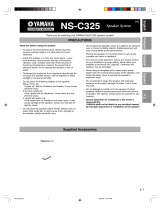 Yamaha NS-C325 Manualul proprietarului