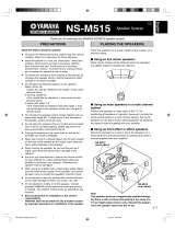 Yamaha NS-M515 Manual de utilizare
