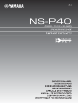 Yamaha NS-P20 Manualul proprietarului