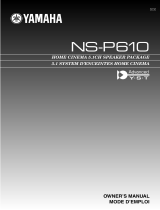 Yamaha NS-P610 Manual de utilizare