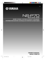 Yamaha NS-P70 Manualul proprietarului