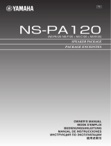 Yamaha NS-PA120 Manualul proprietarului