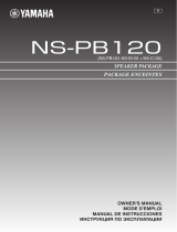 Yamaha NS-PB120 Manualul proprietarului