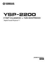 Yamaha YSP-2200BL Manual de utilizare