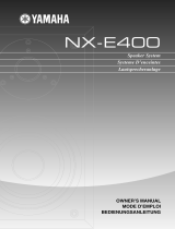 Yamaha RX-E400 Manualul proprietarului