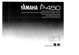 Yamaha P-450 Manualul proprietarului