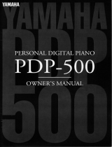 Yamaha PDP-500 Manualul proprietarului