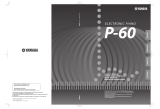 Yamaha P-60 Manualul proprietarului