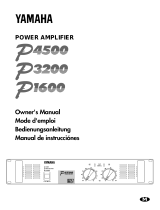 Yamaha P1600 Manualul proprietarului