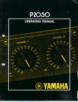 Yamaha P2050 Manualul proprietarului