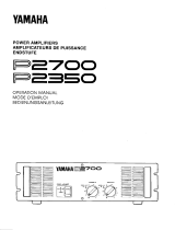 Yamaha P2350 Manualul proprietarului
