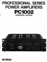 Yamaha PC1002 Manualul proprietarului
