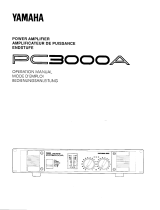 Yamaha PC3000A Manualul proprietarului