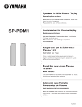 Yamaha SP-PDM1 Manualul proprietarului
