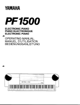 Yamaha PF-1500 Manualul proprietarului